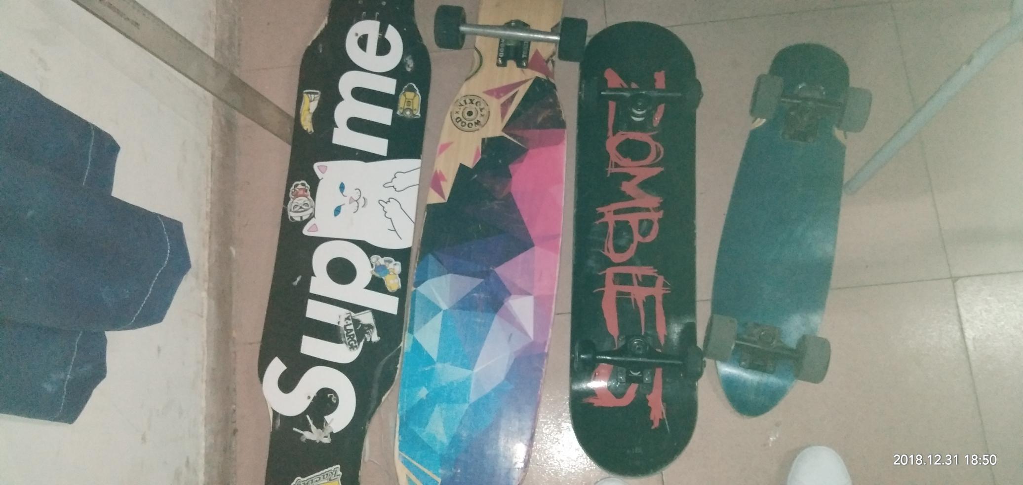 热爱滑板,滑板和长板