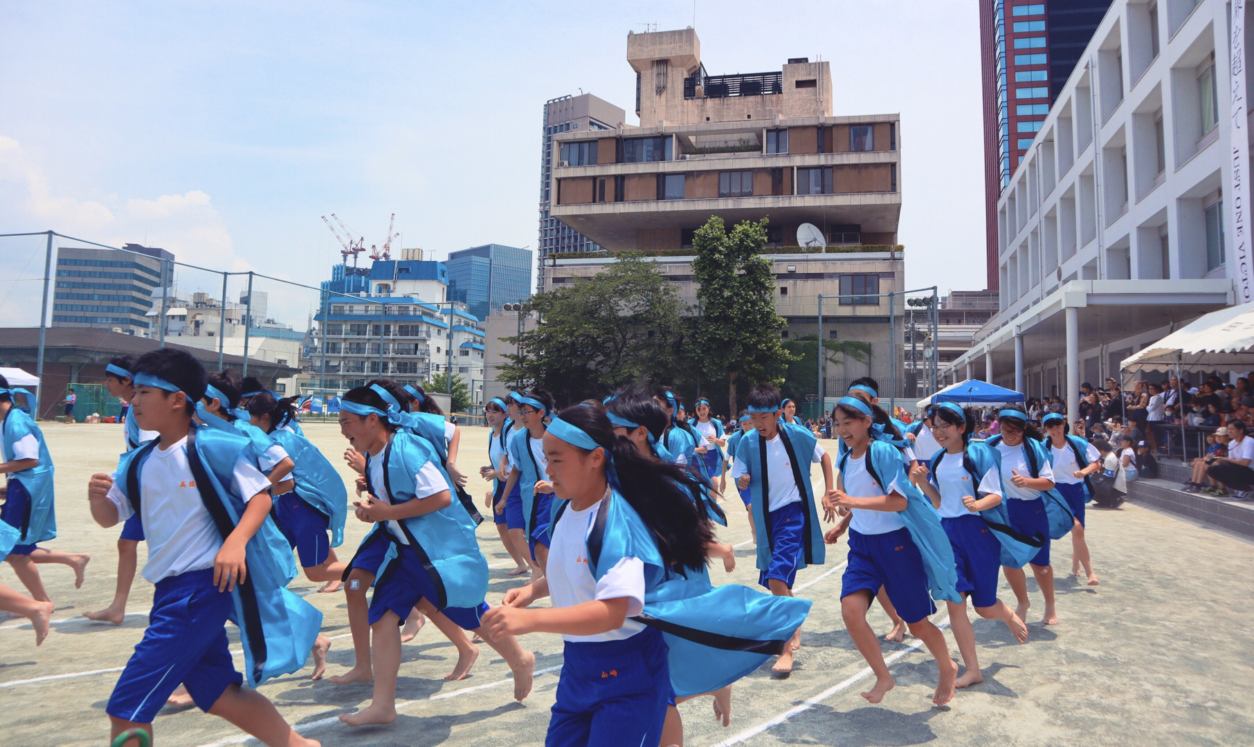 六一儿童节,运动会,东京,中学生,日本