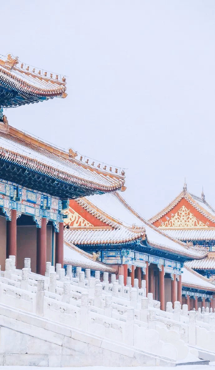 一下雪北京就成了北平,记录生活✨,雪,北京